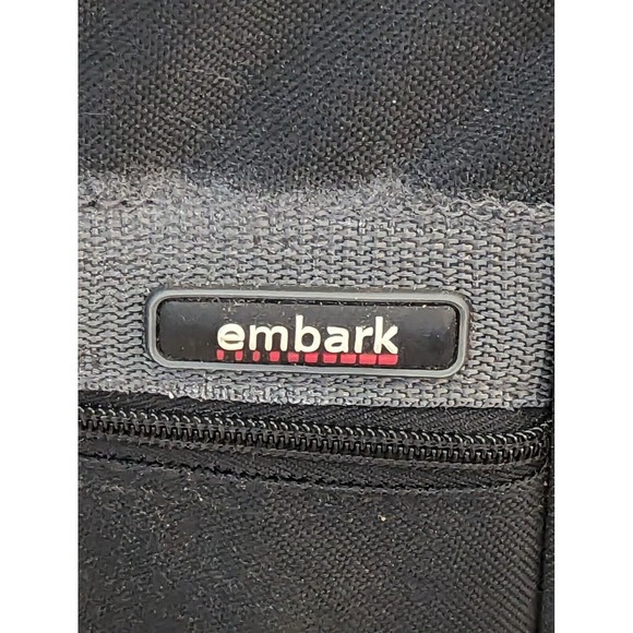 Embark Blue Rolling Suitcase Carry On Baggage Luggage 24X13X9 Zipper Travel - Picture 2 of 11